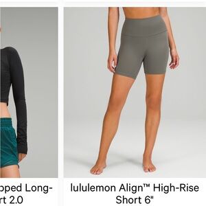 LULULEMON ALIGN SHORTS